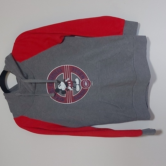 Montreal Canadians mickey mouse distressed pullover sweater medium - Picture 1 of 3